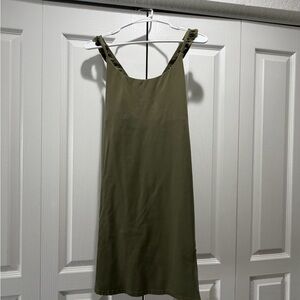 HALARA Olive Green Sleeveless Jumpsuit
